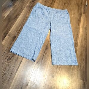 - - St John's Bay. Linen pants. Size 2X.  55% Linen . 45% Cotton.  Blue …